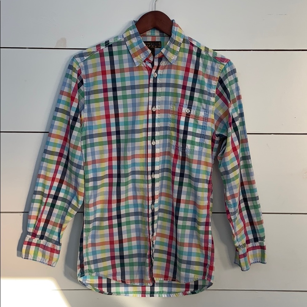 Pronto Uomo Blue Button Down